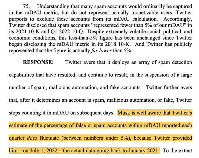 Image for article titled Twitter Obliterates Elon Musk&#39;s Excuses for Trying to Kill $44 Billion Deal in Blistering Court Filing