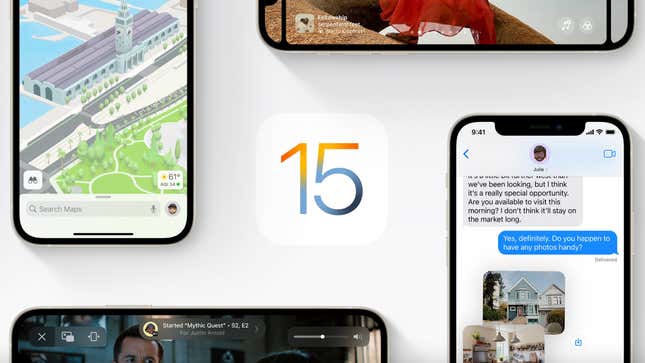 Image for article titled How to Install the iOS 15 and iPadOS 15 Public Betas