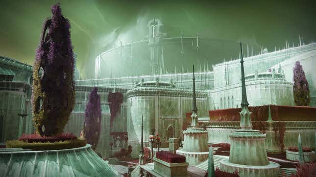 A shot of a Hive keep from Savathûn's Thrown World.