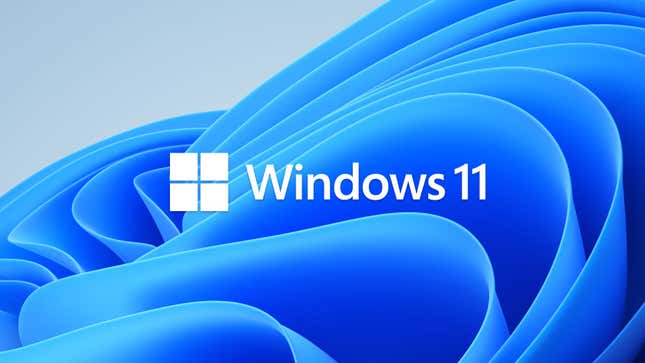 An image of the official logo for Windows 11. 
