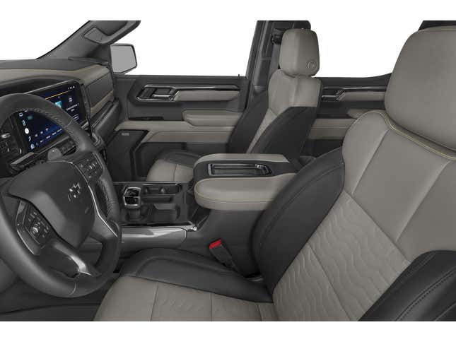Chevrolet Silverado 1500 / 4WD Crew Cab 147" ZR2 2023. Driver’s Side with Door Open, Front Seat Feature