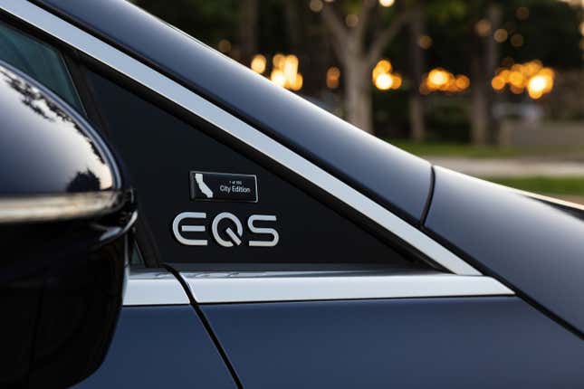 Image for article titled Buy This Special Edition Mercedes EQS and Get a Free Electric Scooter, For a Year