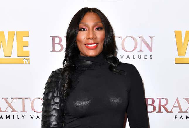 Towanda Braxton is seen as We TV celebrates the premiere of “Braxton Family Values” on April 02, 2019 in West Hollywood, California.