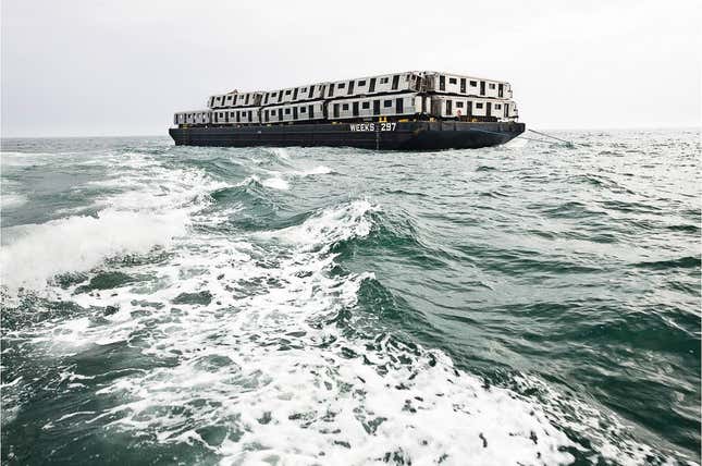 Off the coast of Virginia