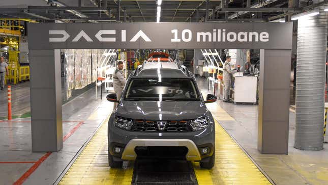 Image for article titled Dacia Rolls Out Its 10 Millionth Car