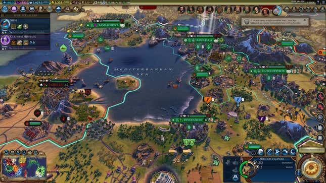 The maps look lovely in 2K’s official screenshots, but once your Civ starts filling out they become a jumbled mess. This looks bad! It’s too busy!