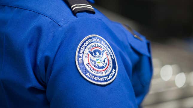 TSA agent's shoulder patch