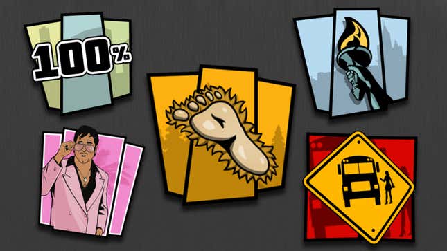 Achievement icons from the GTA Trilogy that leaked earlier this month online. 