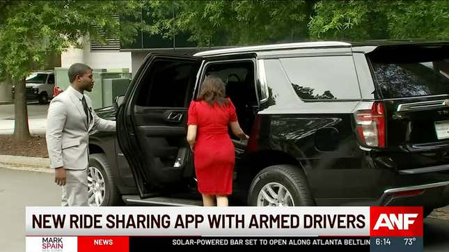 Image for article titled New Rideshare App Offers Armed Drivers To Paranoid Atlantans