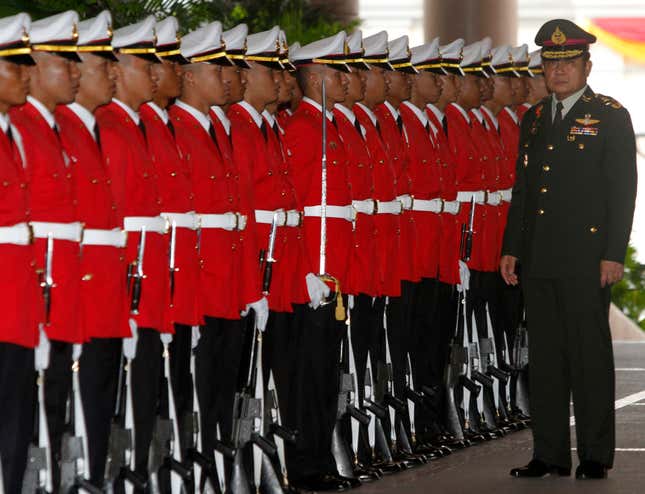 General Prayuth Chan-ocha chief of the Royal Thai Army.