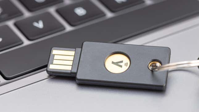 Image for article titled Security Keys Are Now the Best Way to Protect Your Apple ID