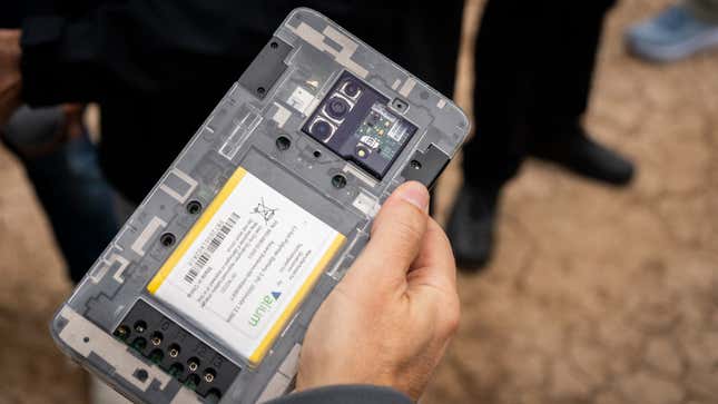 El dispositivo de prueba de Snapdragon Satellite