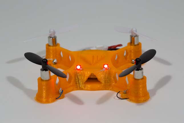 An angry drone, printed in one piece.