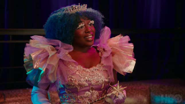 Laci Mosley as the Fairy Auntmother on HBO's A Black Lady Sketch Show.