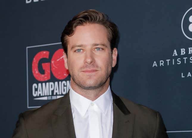 Image for article titled Armie Hammer’s Exes Say All He Wanted to Talk About Was Cannibalism