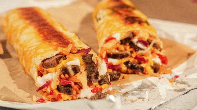 taco bell grilled cheese burrito