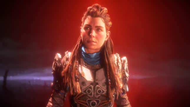 Aloy stares into the distance in Horizon Forbidden West.