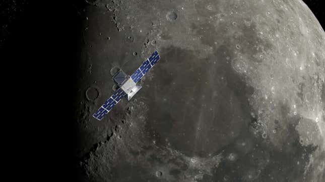 Imagen para el artículo titulado La sonda lunar CAPSTONE está en mayores apuros de los que imaginábamos