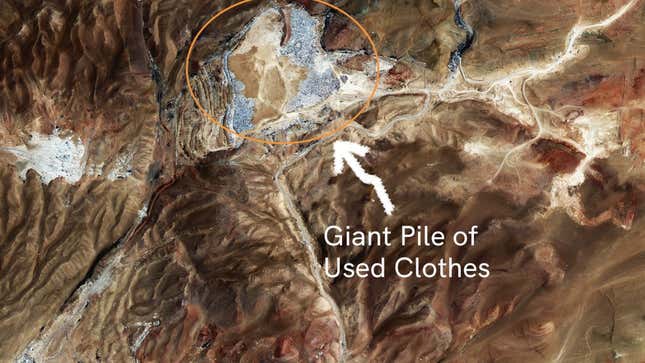 See the World's Unsold Clothing in a Huge Desert Pileup