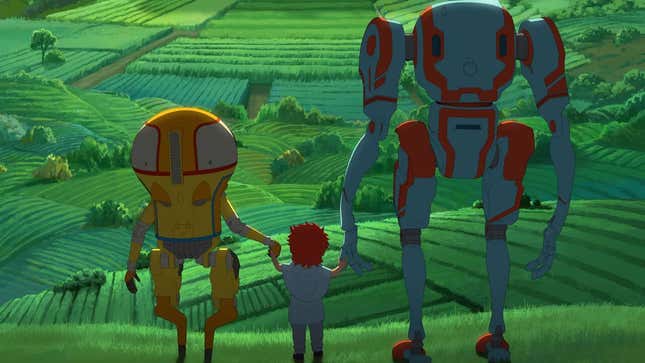 Netflix Anime Eden First Trailer Reveals Robot Babysitters