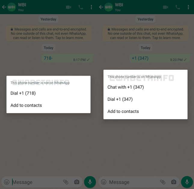 Imagen para el artículo titulado WhatsApp hará más fácil hablar con personas que no tienes en tus contactos