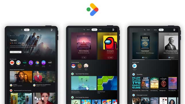 Google Is Bringing a Google TV-Like Experience to Android Tablets