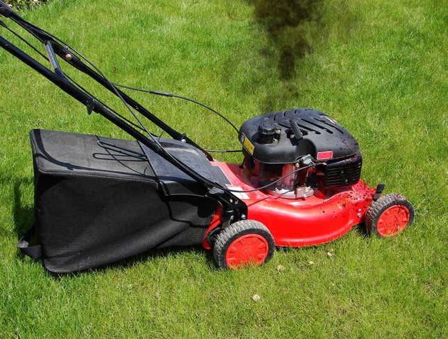 Image for article titled Child’s Leg Ruins Lawnmower