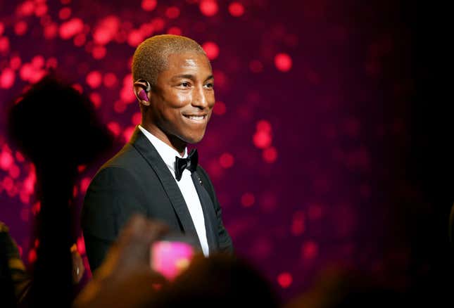 Pharrell Williams performs onstage during the 7th Biennial UNICEF Ball on April 14, 2018 in Beverly Hills, California. 