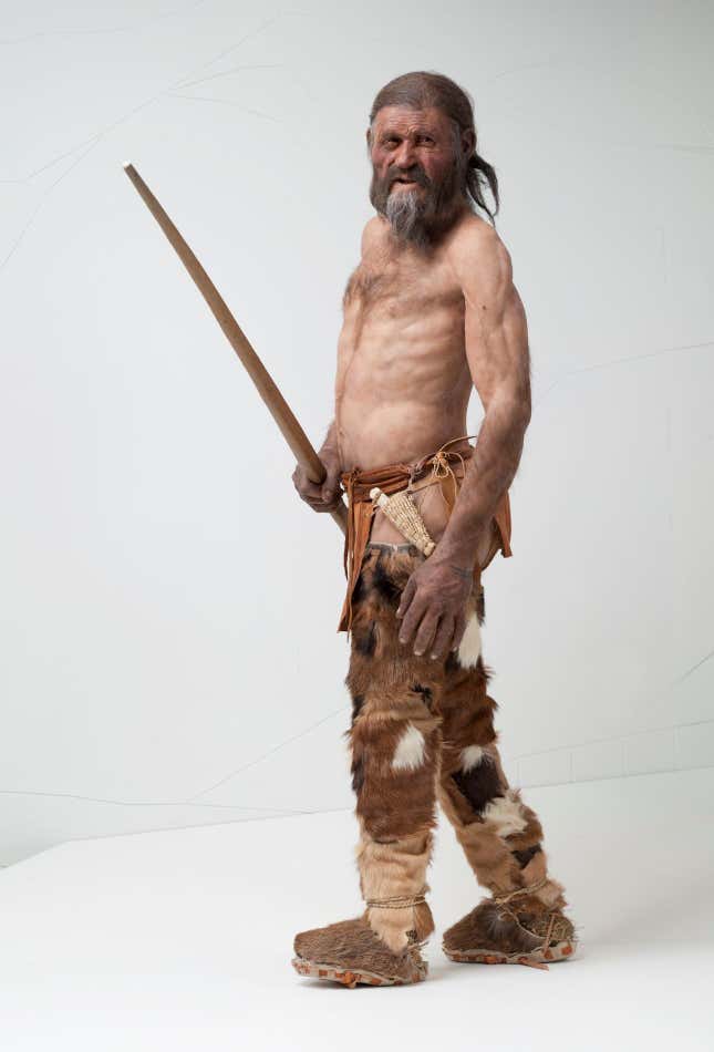 Otzi the Iceman, a 5,000 year old ice mummy, wore a fanny pack.
