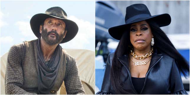 Left: Tim McGraw in 1883 (Photo: Emerson Miller/Paramount Plus); Right: Niecy Nash-Betts in Claws (Photo: TNT)