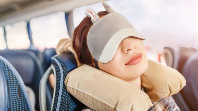 Image for article titled Have You Been Wearing Your Neck Pillow Wrong This Whole Time?