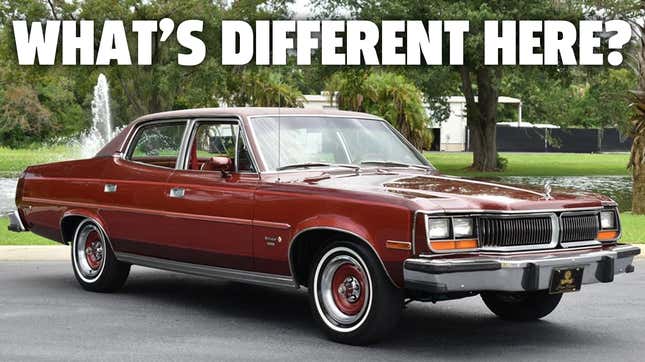 Image for article titled There&#39;s Something Different About This 1978 AMC Matador. Something Better.