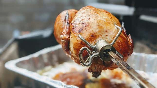 Image for article titled Why Not Rotisserie Your Own Chicken?