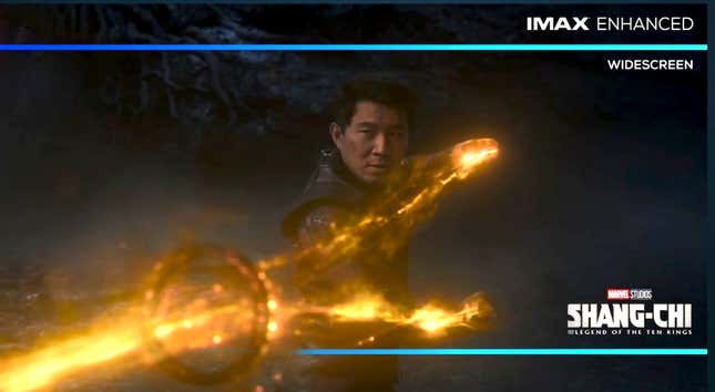 Imagen para el artículo titulado Shang-Chi y otras 12 películas de Marvel llegan a Disney+ en formato IMAX