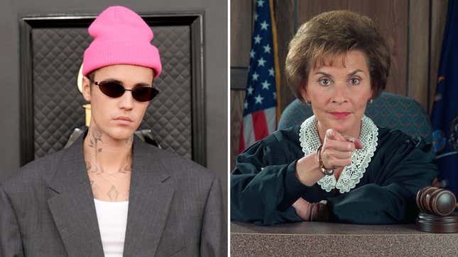 Image for article titled Justin Bieber Lives in Fear of Judge Judy
