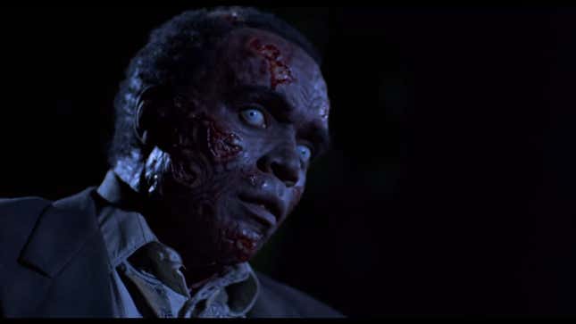 A screenshot of a zombie from Tales From the Hood