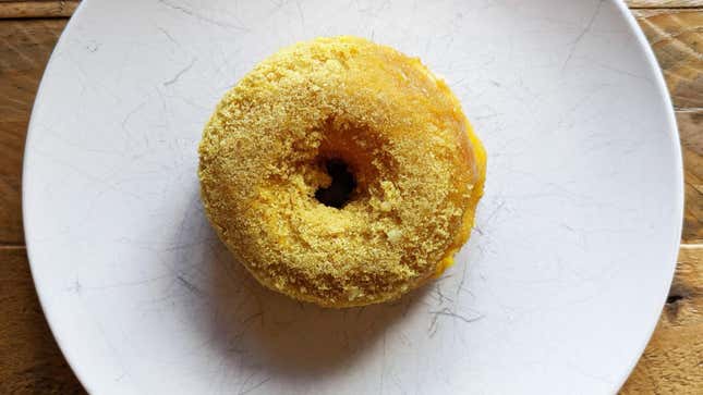 Image for article titled We Have No Goddamn Clue How We Feel About Mustard Doughnuts