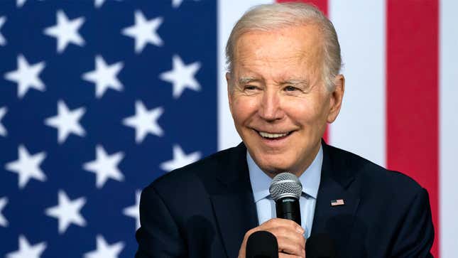 Image for article titled New Poll Finds Americans Would Respect Biden More If He Shot Them