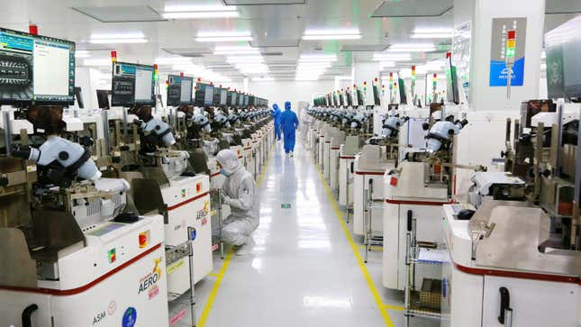Semiconductor factories, among many others, will be closing this week in Suining, Sichuan Province, China.
