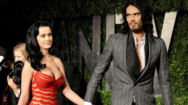 Image for article titled Russell Brand Says His Marriage to Katy Perry Was a &#39;Chaotic&#39; Time