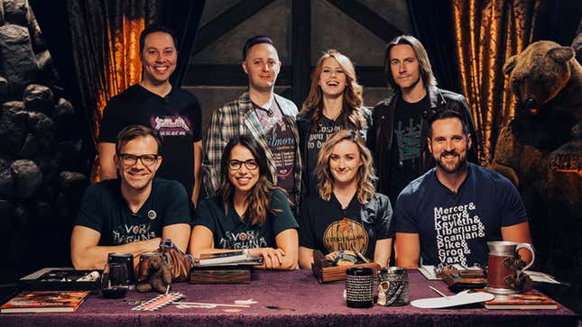 The main cast of Critical Role. 