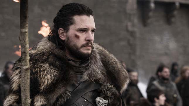 Kit Harington as Jon Snow in Game of Thrones' final season.