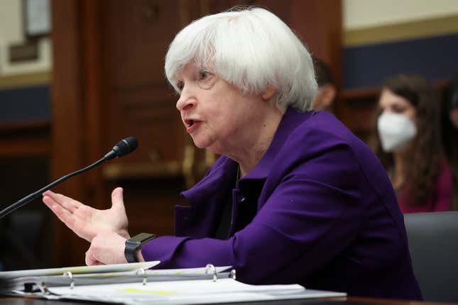 Treasury secretary Janet Yellen has warned of “chaos” if the debt ceiling isn’t raised.