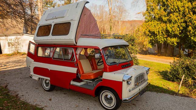 Image for article titled The Bedford CA Dormobile Was Britain&#39;s Strange Answer To The Volkswagen Camper