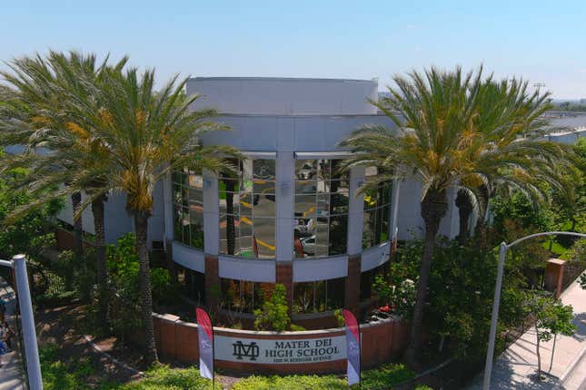 Mater Dei High School in Santa Ana, Calif.
