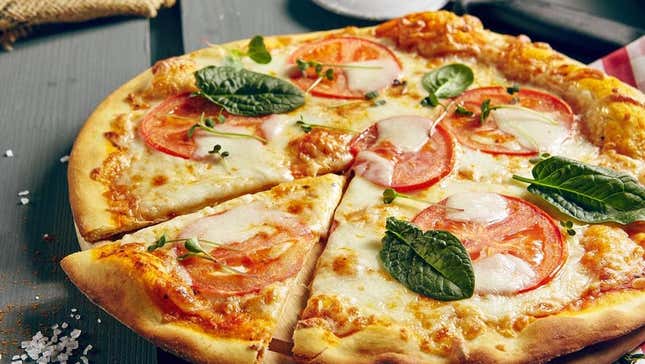 You’d never know there’s a sneaky layer of spinach puree under all these tasty toppings