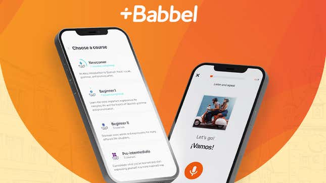 Image for article titled You Can Get a Lifetime Babbel Subscription for 67% Off Right Now