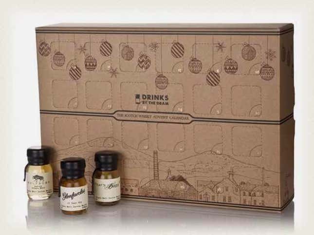 Image for article titled Adult advent calendars for booze, socks, and beauty are now a thing