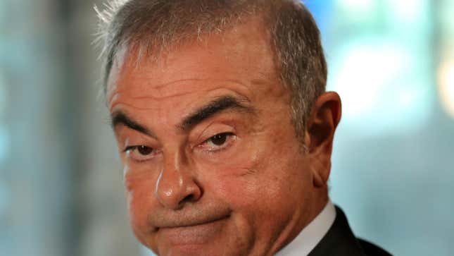 Image for article titled Carlos Ghosn's Guitar-Case Escape From Japan Was a Comedy of Errors