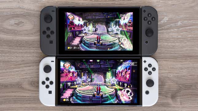 Although just 0.8 inches larger than the original Switch’s screen, the new 7-inch OLED display feels so much bigger thanks to the smaller bezel around it.